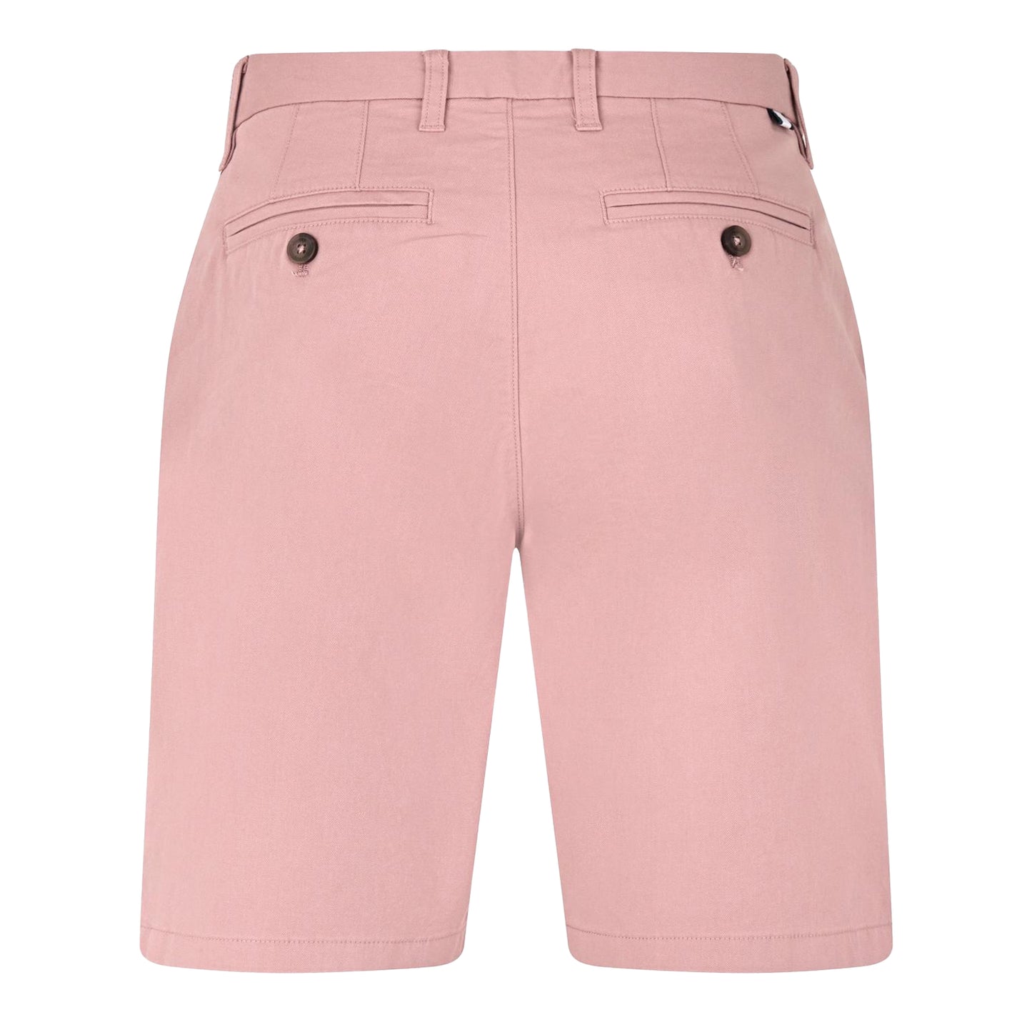 Mid Pink - Back - Ted Baker Mens Alscot Cotton Blend Chino Shorts