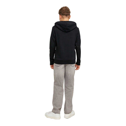 Navy Blazer - Front - Jack And Jones Boys Bradley Drawstring Hoodie