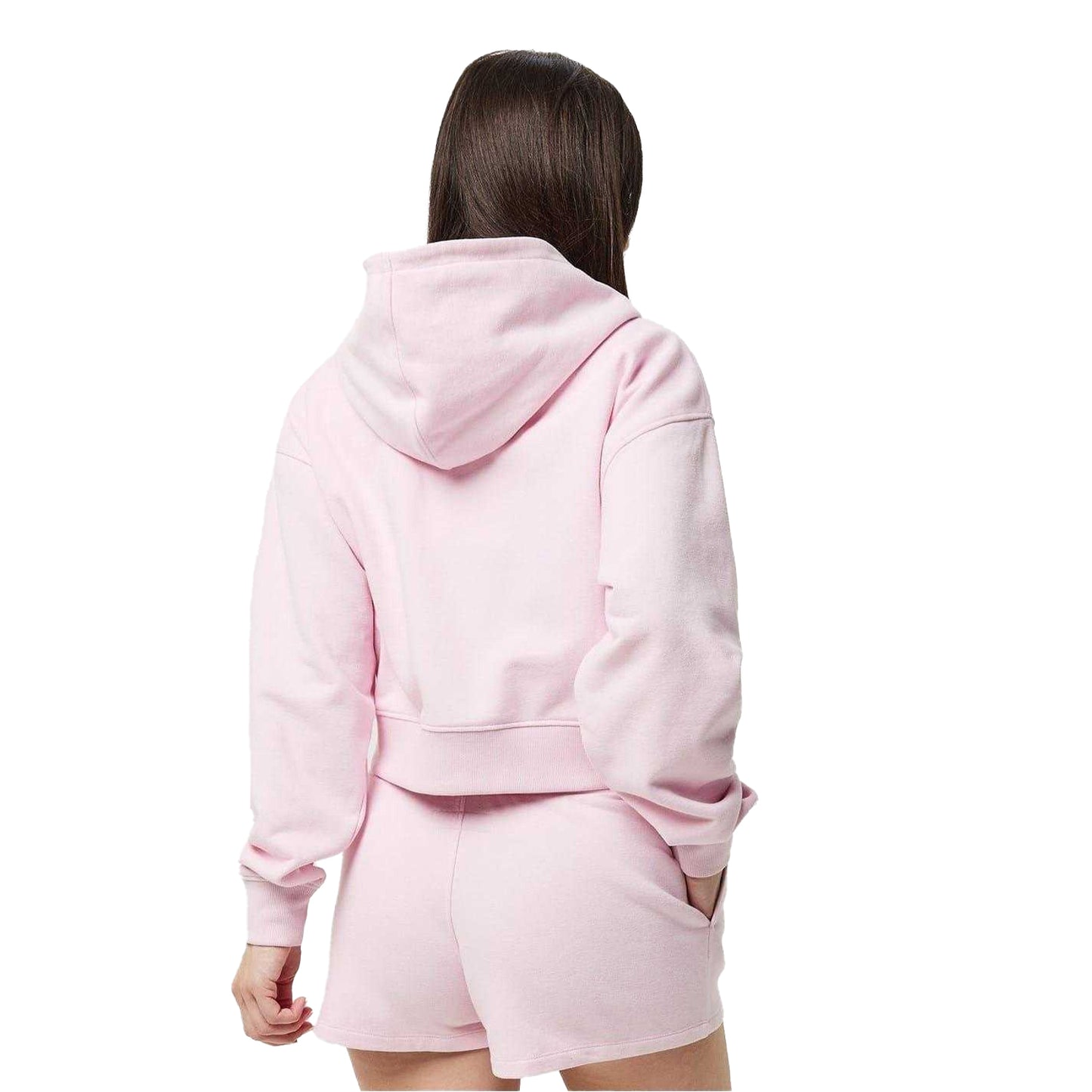 Pink - Back - Jack Wills Womens-Ladies Relaxed Fit Casual Full Zip Hoodie