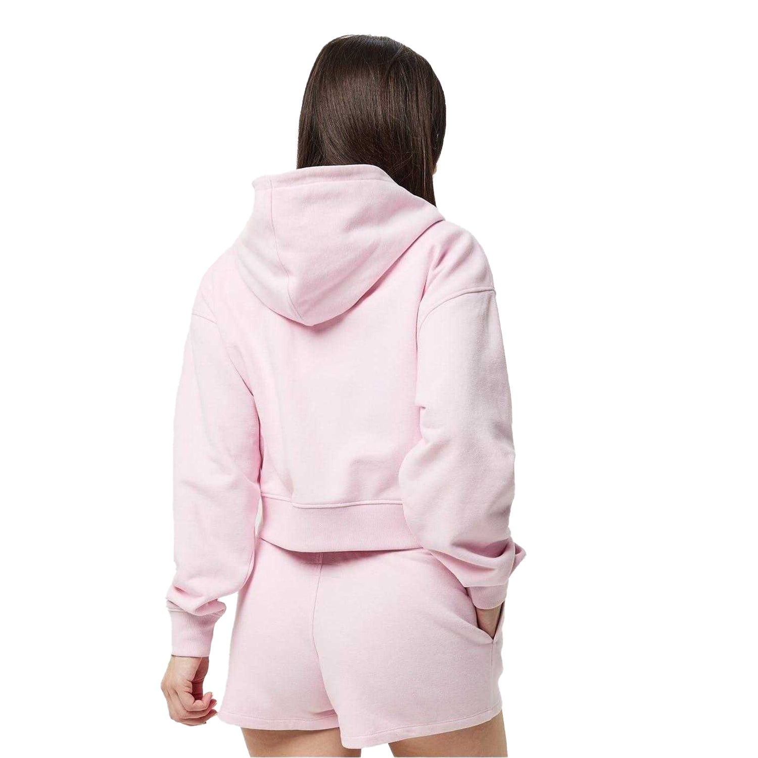 Pink - Back - Jack Wills Womens-Ladies Relaxed Fit Casual Full Zip Hoodie
