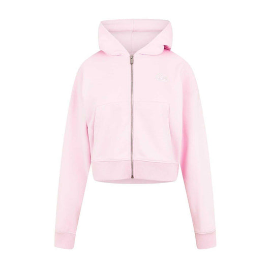 Pink - Front - Jack Wills Womens-Ladies Relaxed Fit Casual Full Zip Hoodie