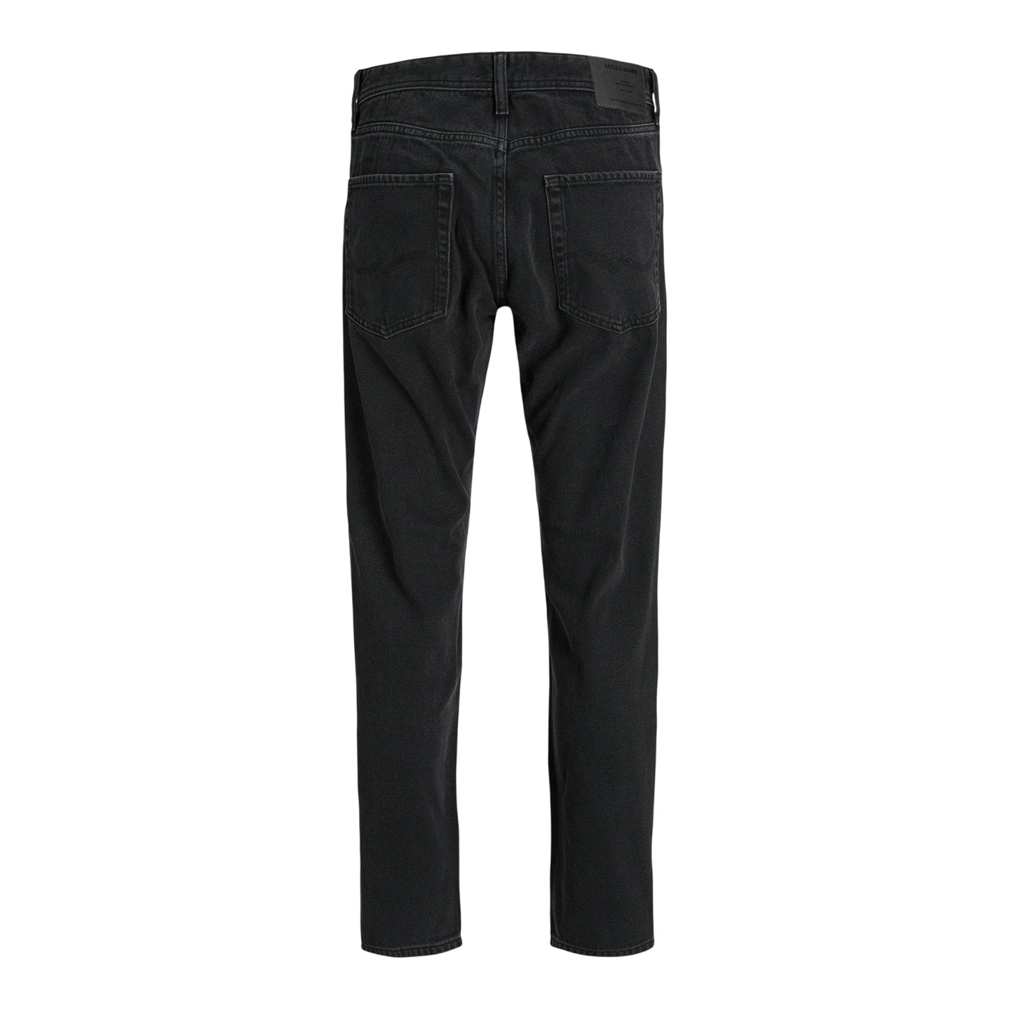 Black Denim - Back - Jack And Jones Mens Chris Denim Wide Jeans