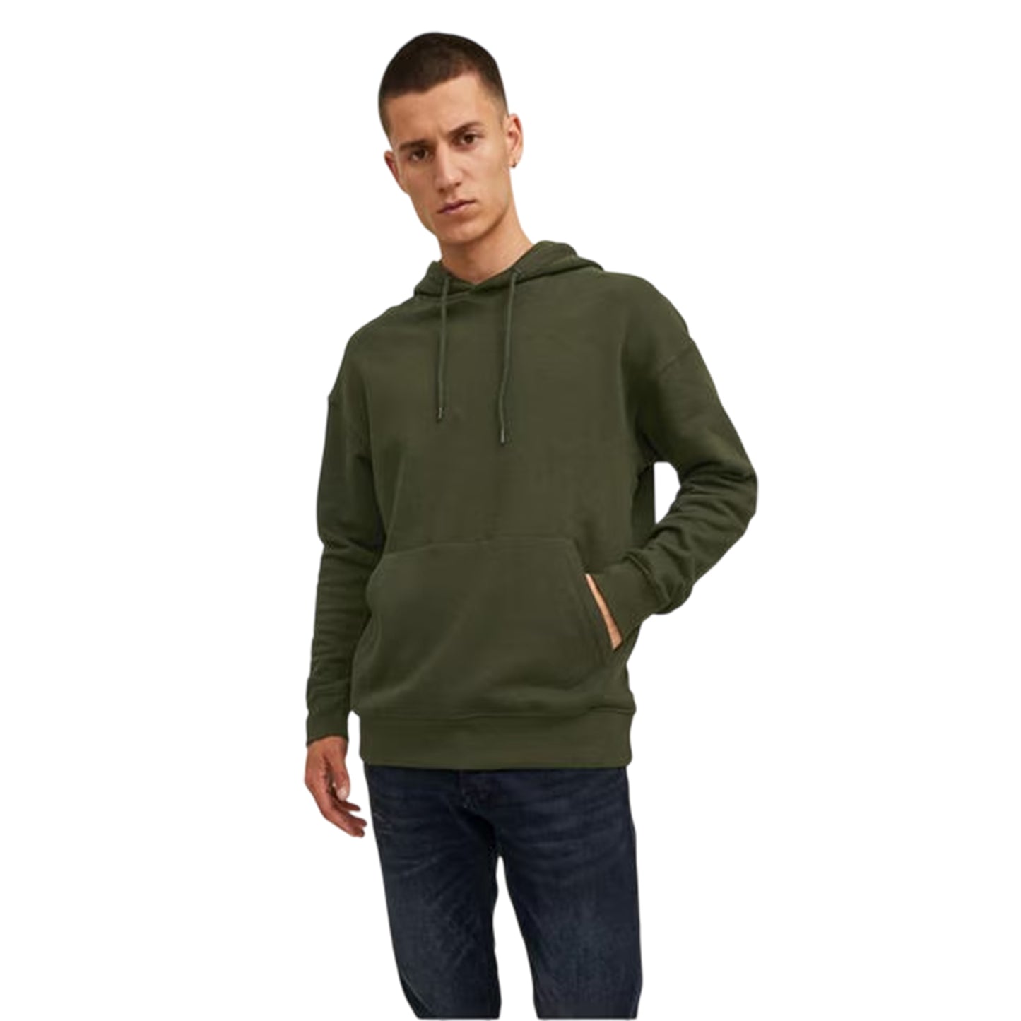 Rosin - Side - Jack And Jones Mens Regular Drawstring Hoodie