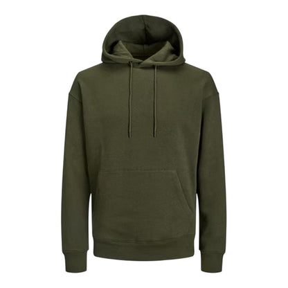 Rosin - Front - Jack And Jones Mens Regular Drawstring Hoodie