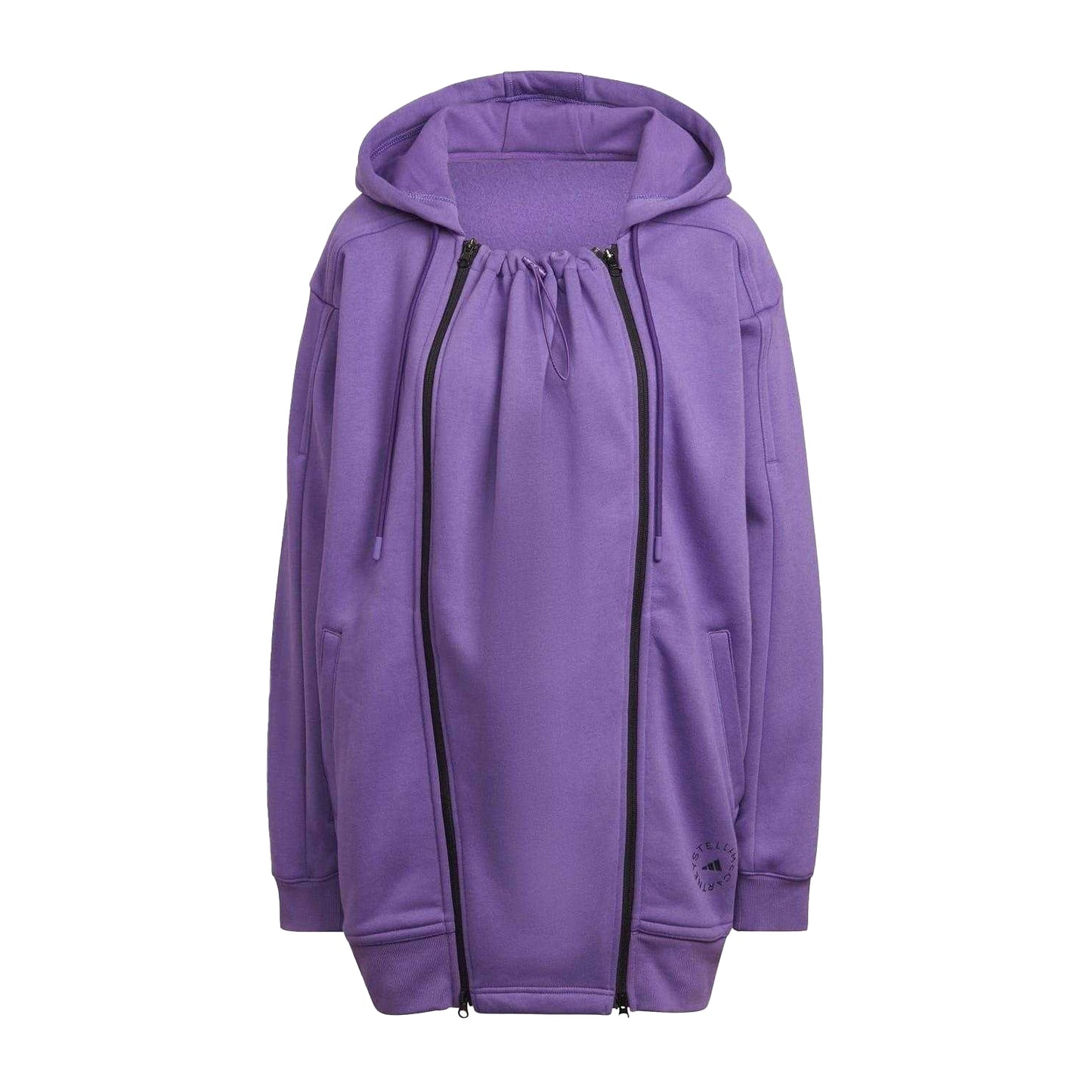 Purple - Front - Adidas Womens-Ladies Oversized Hoodie