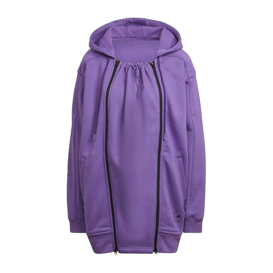 Purple - Front - Adidas Womens-Ladies Oversized Hoodie