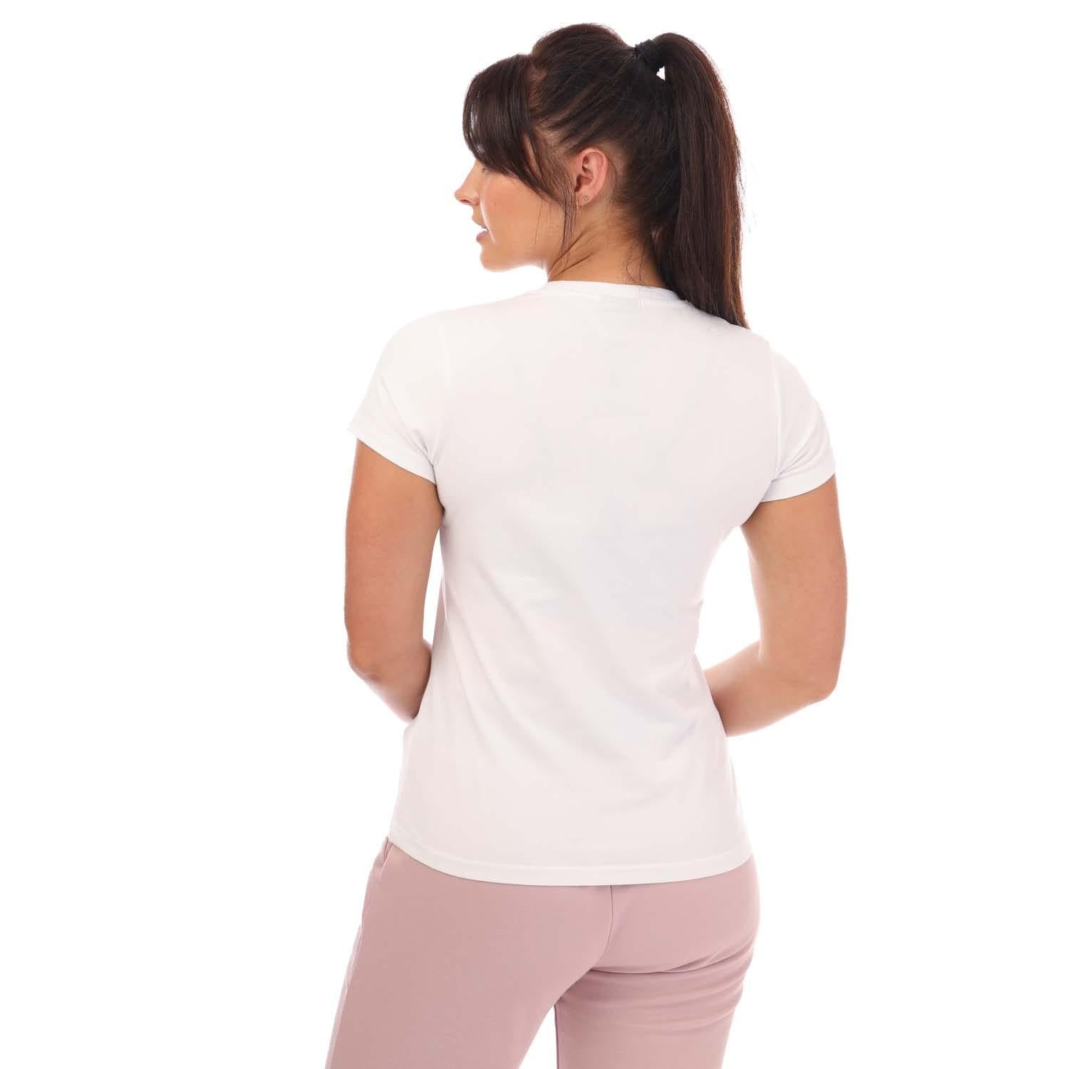 White - Back - Ellesse Womens-Ladies Karen T-Shirt