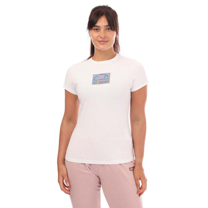 White - Front - Ellesse Womens-Ladies Karen T-Shirt