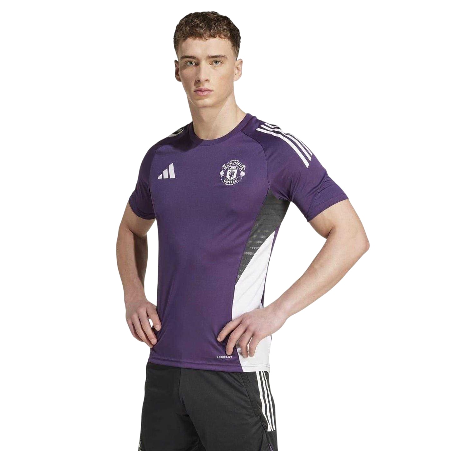Blue - Side - Adidas Mens 2025-2026 Manchester United FC Jersey