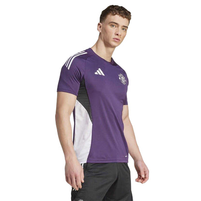 Blue - Pack Shot - Adidas Mens 2025-2026 Manchester United FC Jersey