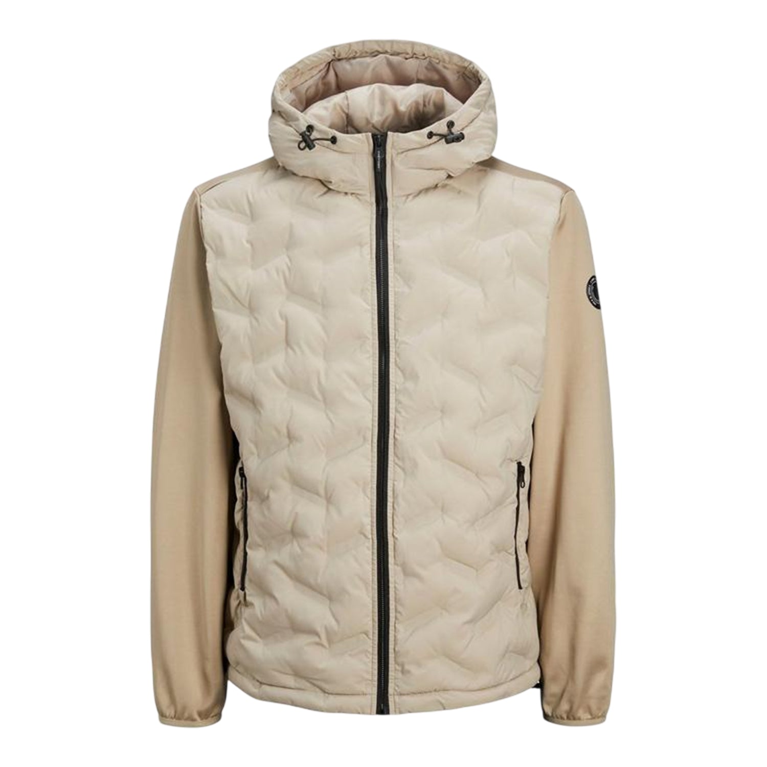 Crockery - Front - Jack And Jones Mens Hooded Hybrid Jacket