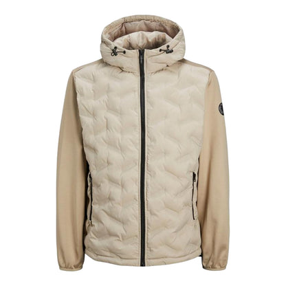 Crockery - Front - Jack And Jones Mens Hooded Hybrid Jacket