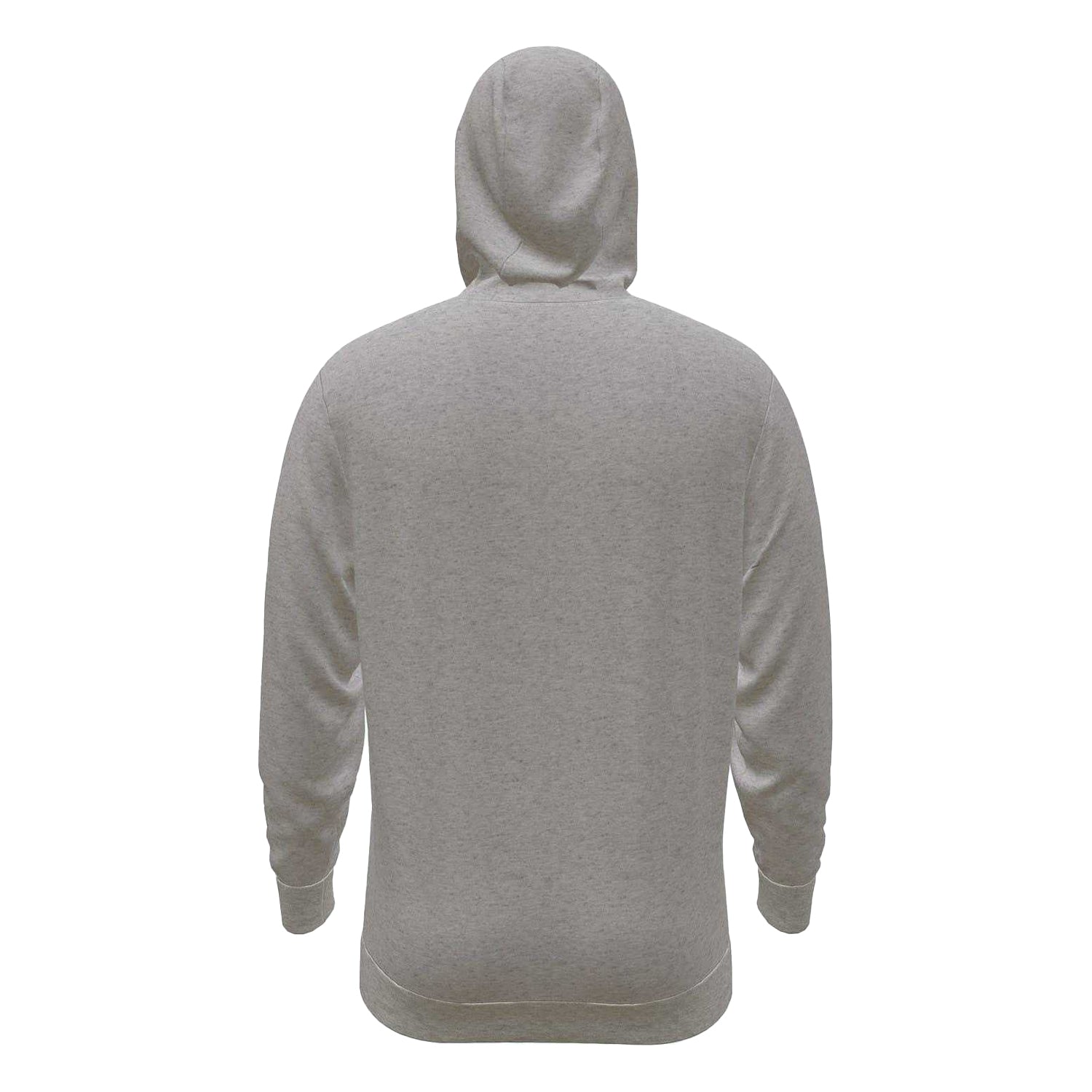 Grey Marl - Back - SikSilk Mens Regular Full Zip Hoodie