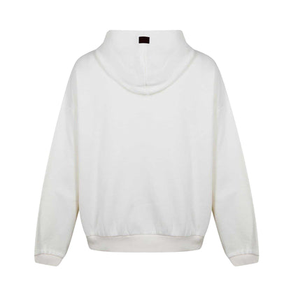 Cream - Back - Firetrap Unisex Adult Relaxed Fit Hoodie