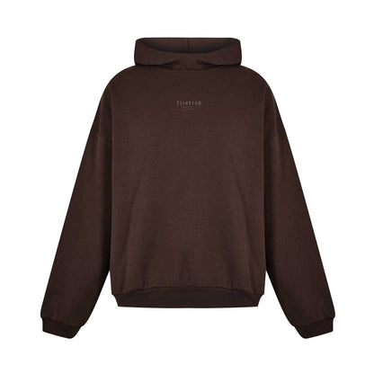 Brown - Front - Firetrap Unisex Adult Relaxed Fit Hoodie