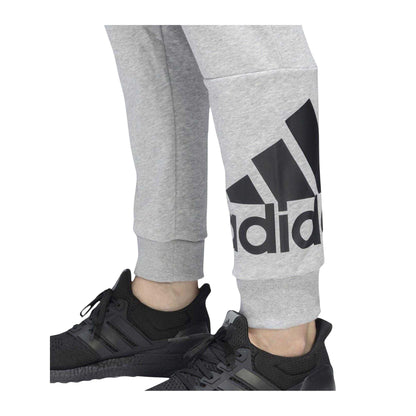 Grey Heather-Black - Lifestyle - Adidas Mens Joggers