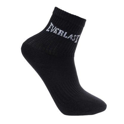 Black - Back - Everlast Childrens-Kids Logo Crew Socks (Pack of 3)