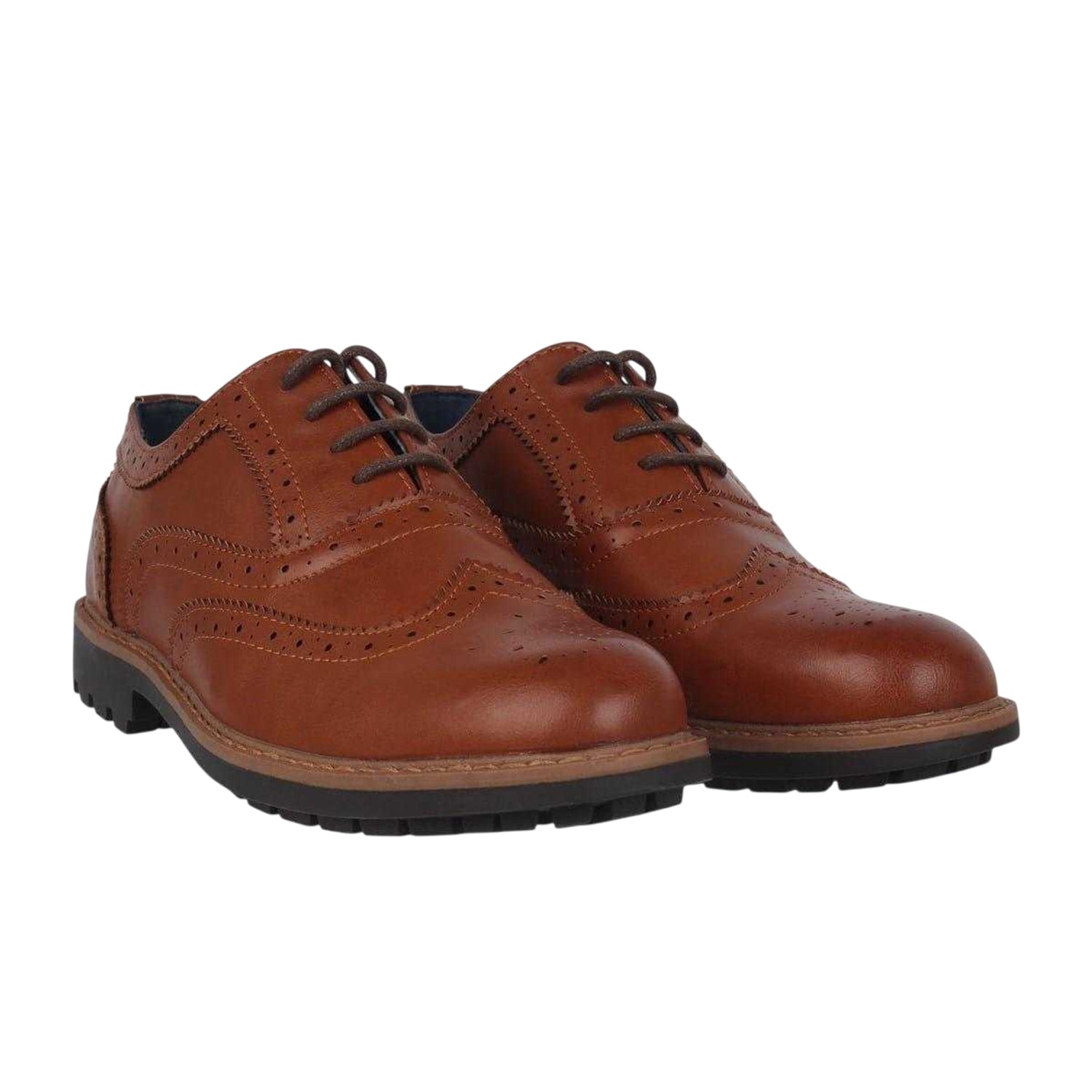 Brown - Pack Shot - Giorgio Mens Webster Shoes