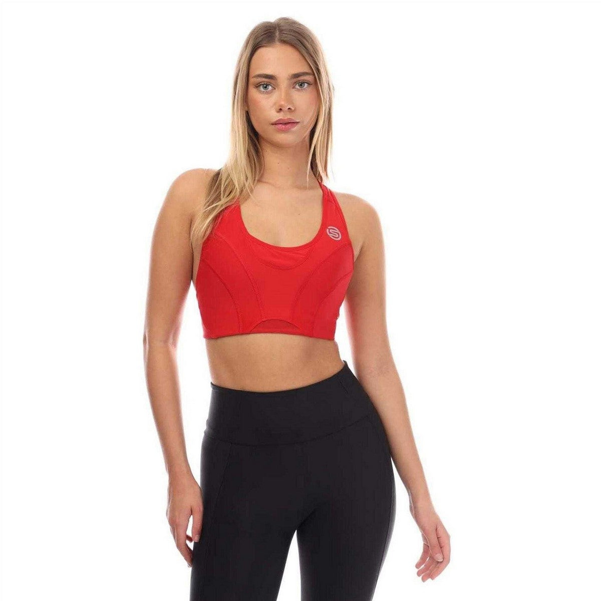 Red - Side - Skins Womens-Ladies Series-3 Sports Bra