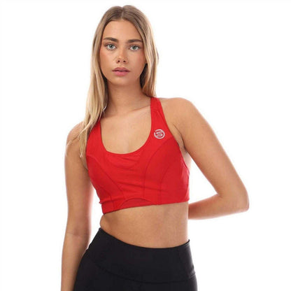 Red - Front - Skins Womens-Ladies Series-3 Sports Bra