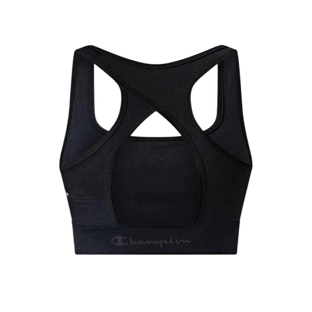 Black - Back - Champion Womens-Ladies Combat Sports Bra
