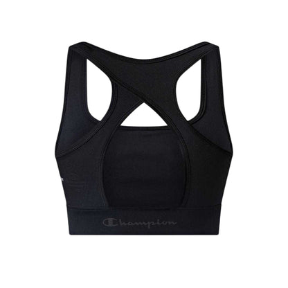 Black - Back - Champion Womens-Ladies Combat Sports Bra