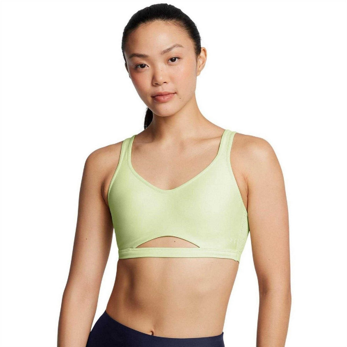 Green - Lifestyle - Nike Womens-Ladies Mesh Sports Bra