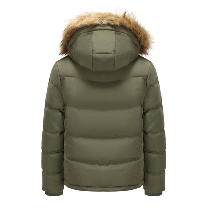 Khaki Green - Back - SoulCal Womens-Ladies Bubble Puffer Jacket