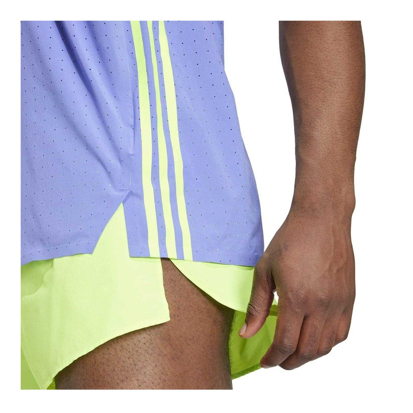 Cobalt Blue - Side - Adidas Mens Adizero Vest Top