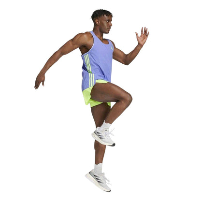 Cobalt Blue - Pack Shot - Adidas Mens Adizero Vest Top