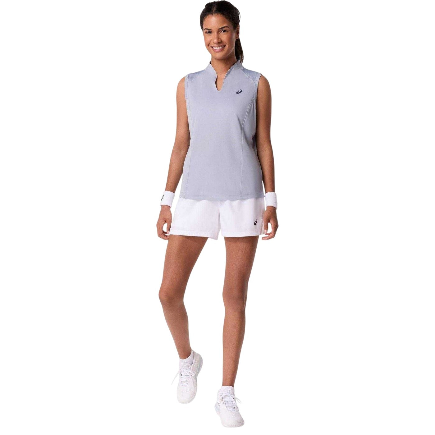 Grey Blue - Lifestyle - Asics Womens-Ladies Vest Top