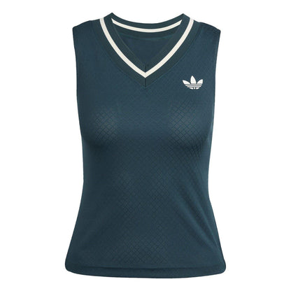 Aurora Green-Ivy Green - Front - Adidas Womens-Ladies Sleeveless Vest Top