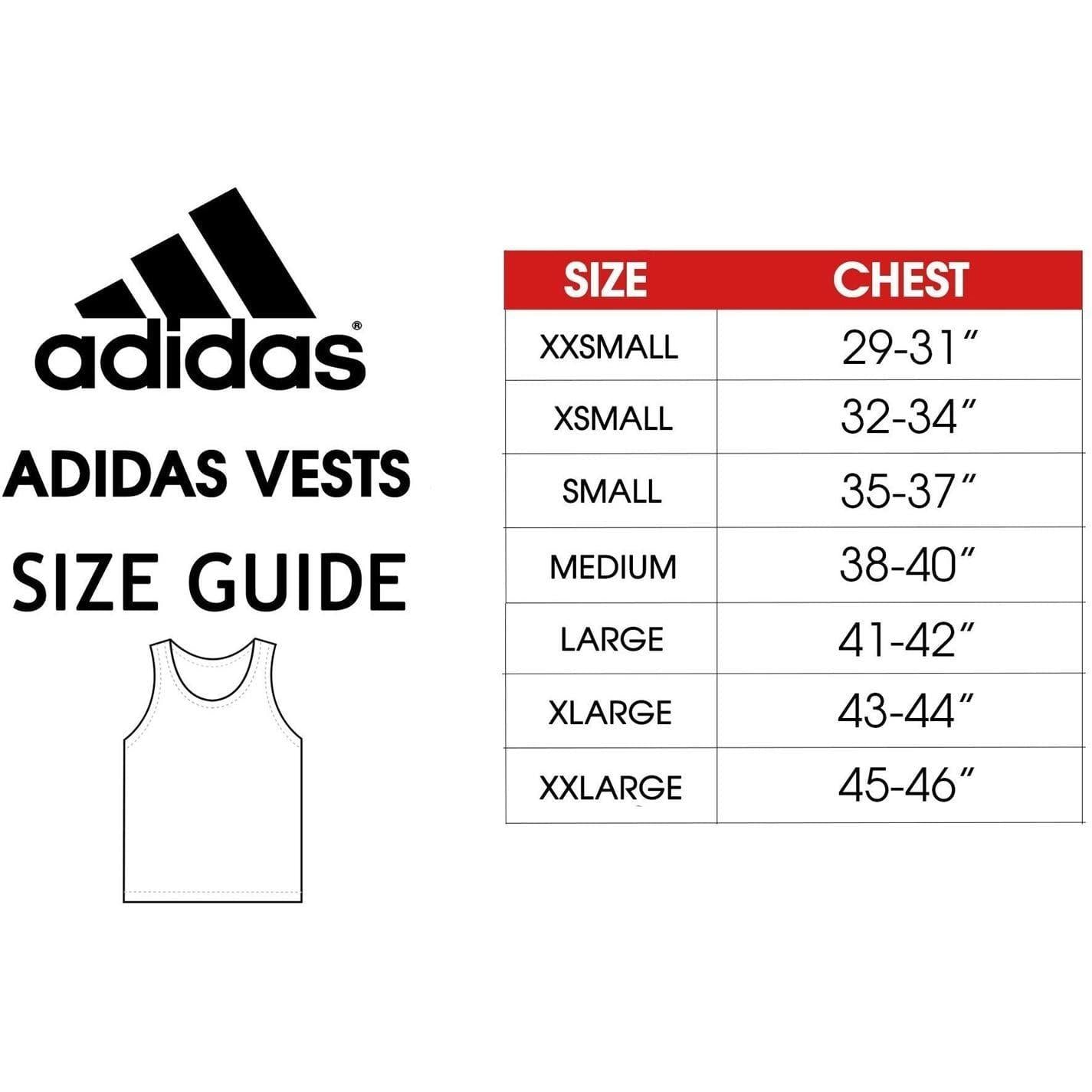 Black - Back - Adidas Unisex Adult 3 Stripes Lightweight Boxing Vest