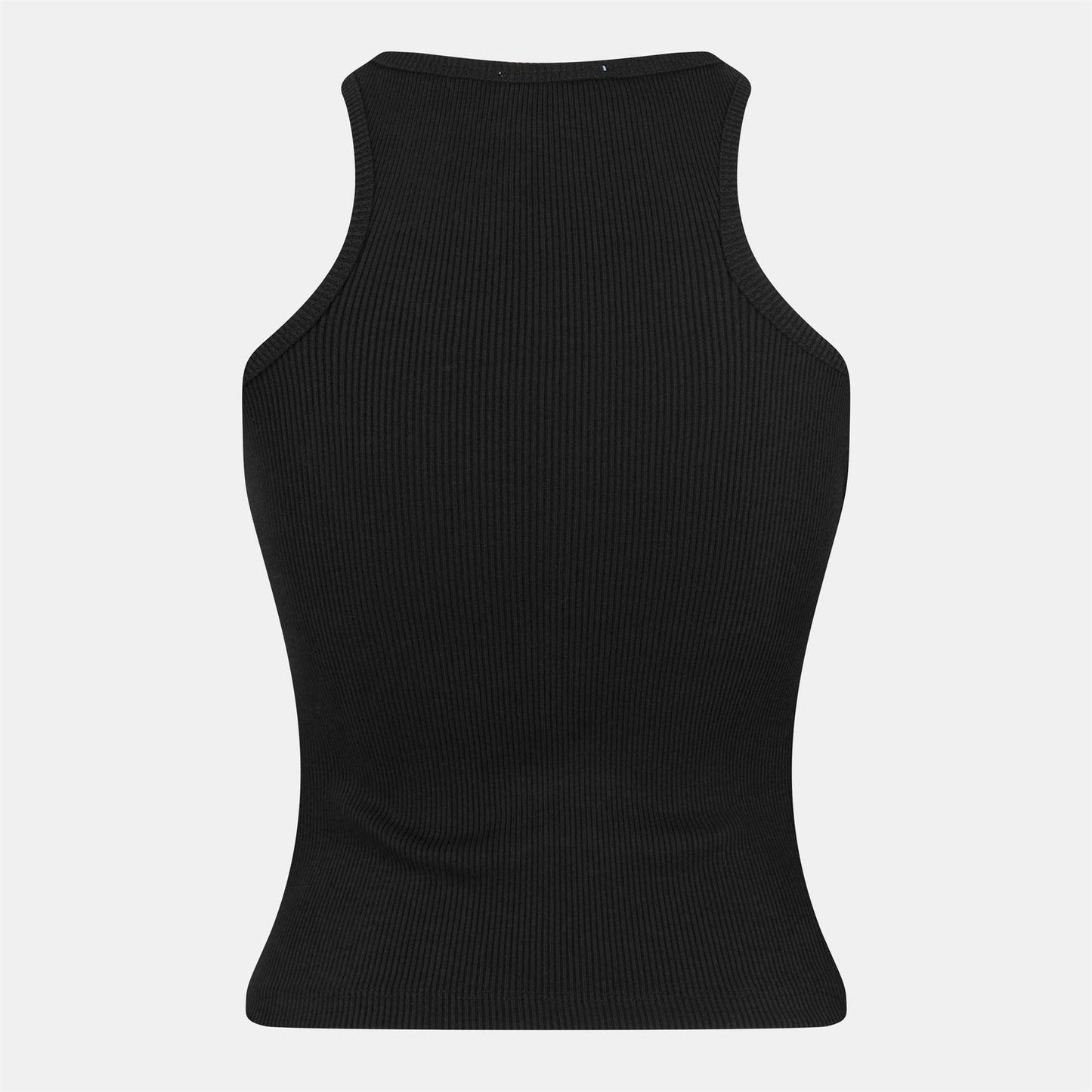 Black - Back - 4th & Reckless Womens-Ladies Ribbed Tank Top