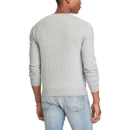 Heather - Back - Ralph Lauren Mens Pima Crew Neck Sweatshirt