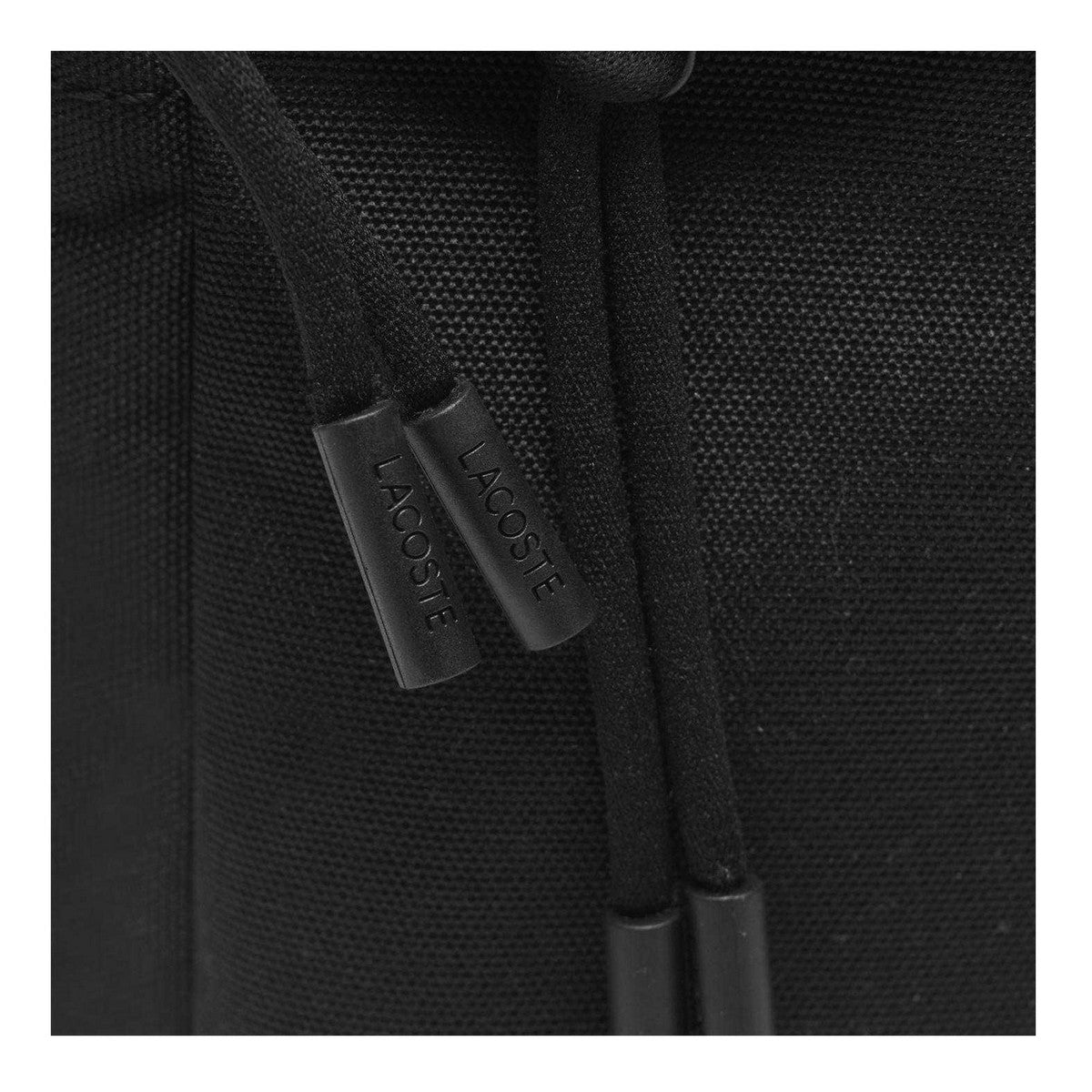 Black - Lifestyle - Lacoste Vertical Canvas Camera Bag