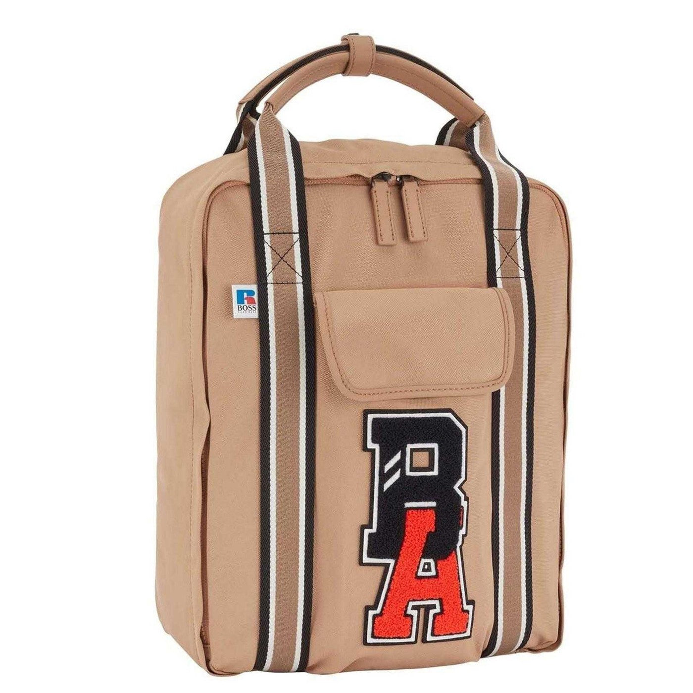 Beige - Side - Boss X Russel Backpack