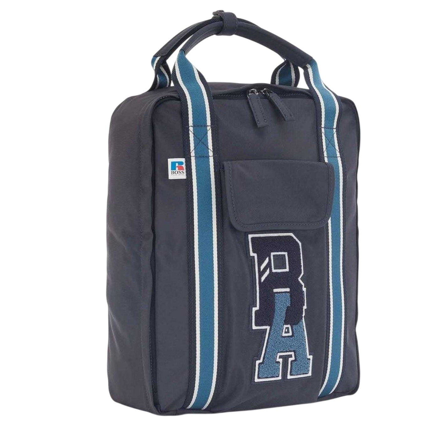 Navy - Side - Boss X Russel Backpack