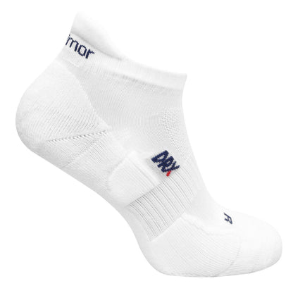 White - Back - Karrimor Mens Running Ankle Socks (Pack of 2)