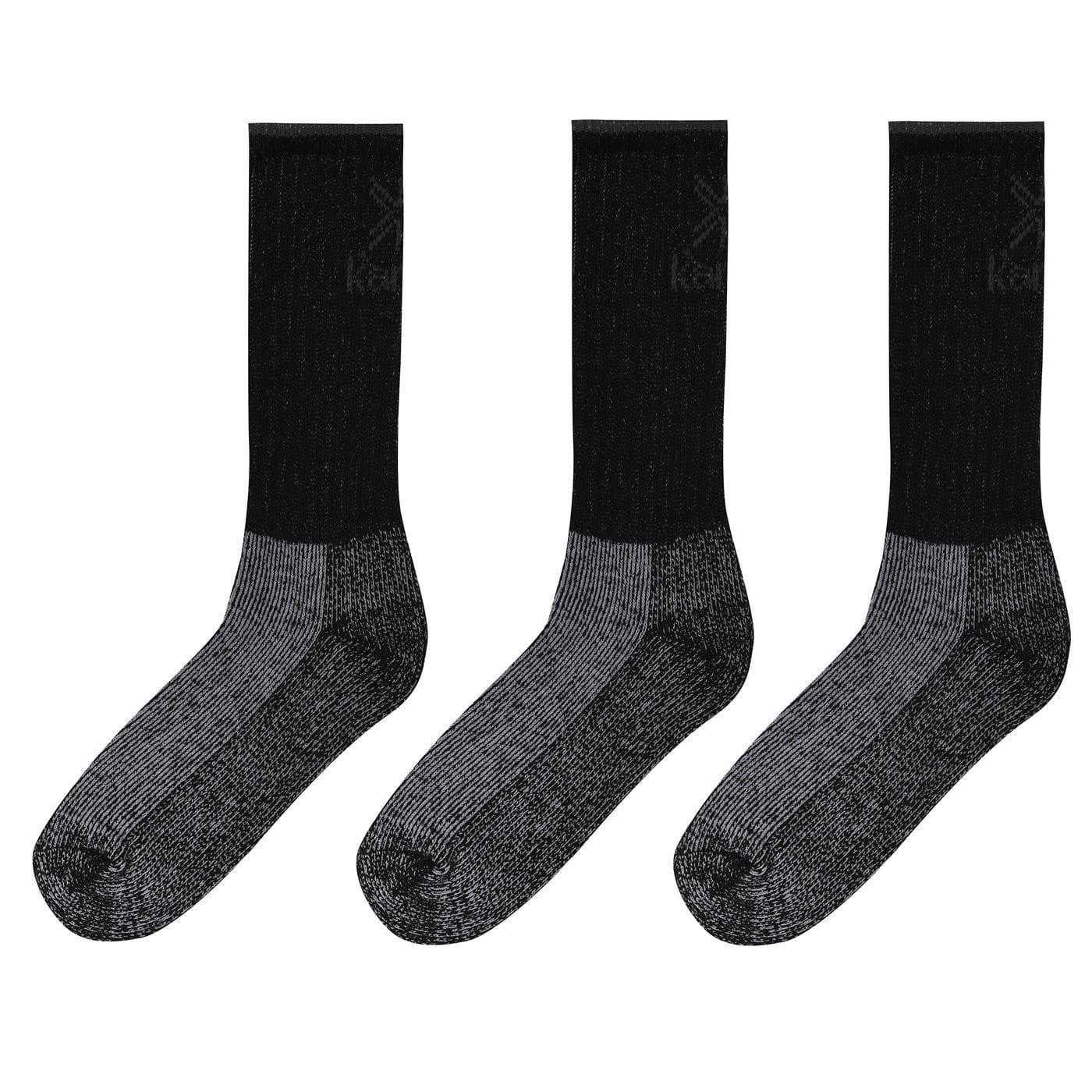 Black - Front - Karrimor Mens Heavyweight Boot Socks (Pack of 3)