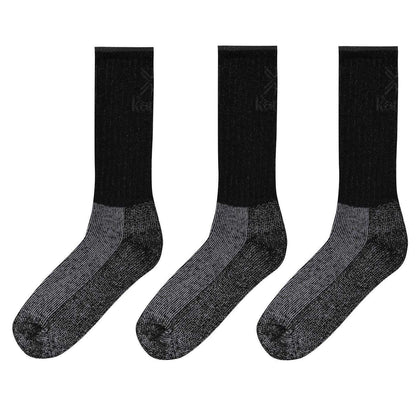 Black - Front - Karrimor Mens Heavyweight Boot Socks (Pack of 3)