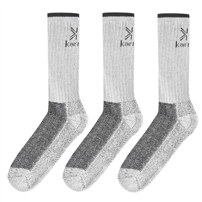 Beige - Front - Karrimor Mens Heavyweight Boot Socks (Pack of 3)