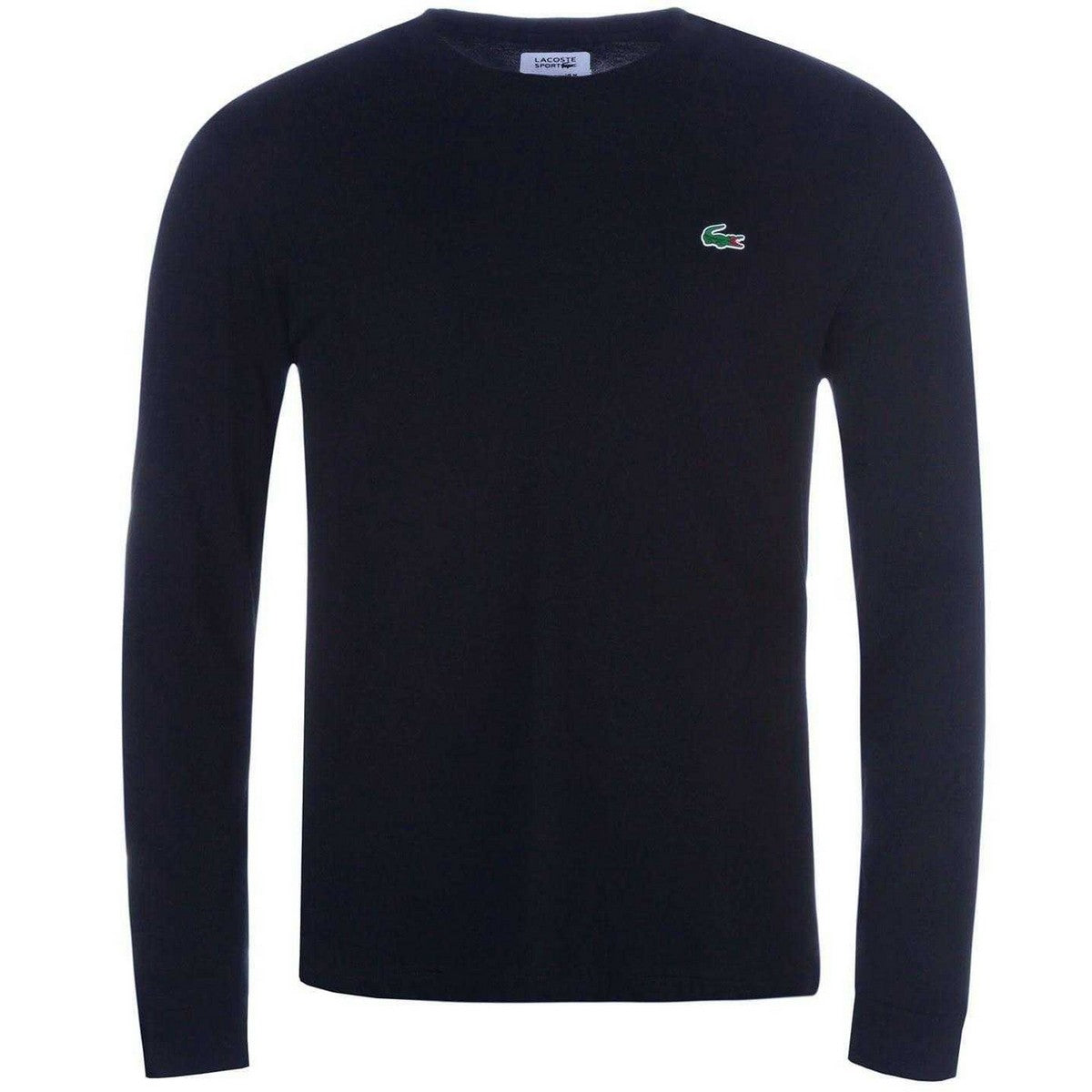 Navy - Front - Lacoste Mens Long-Sleeved T-Shirt