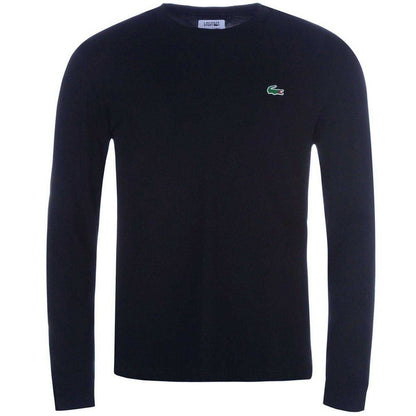 Navy - Front - Lacoste Mens Long-Sleeved T-Shirt
