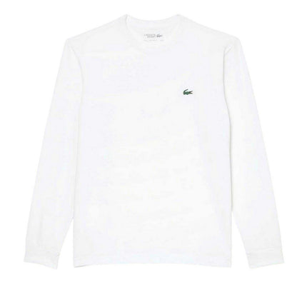 White - Front - Lacoste Mens Long-Sleeved T-Shirt
