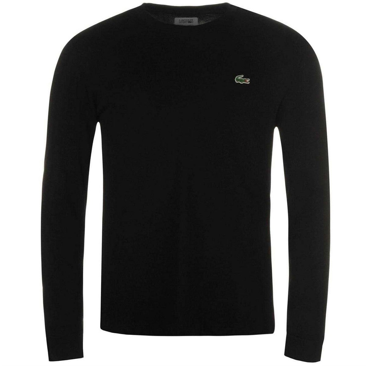 Black - Front - Lacoste Mens Long-Sleeved T-Shirt