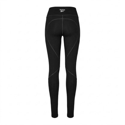 Black Night - Back - Reebok Womens-Ladies Leggings