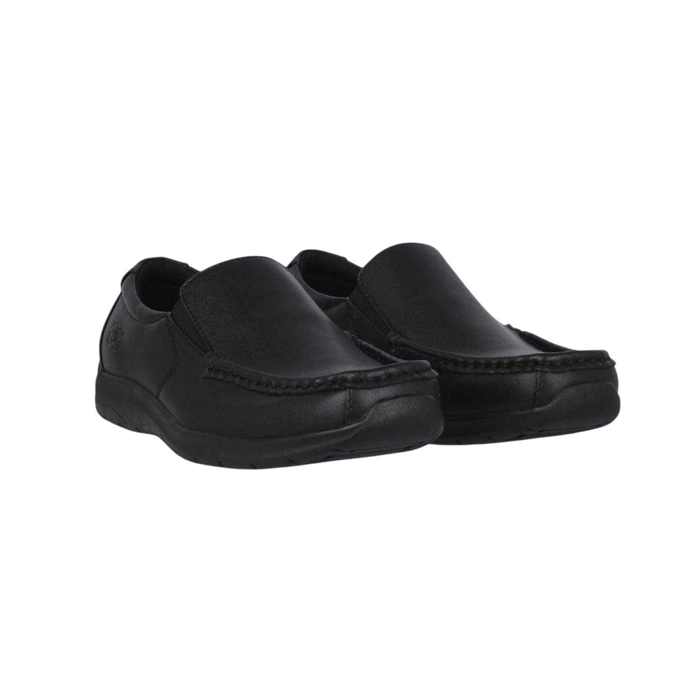 Black - Front - Giorgio Boys Bexley Loafers