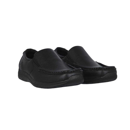 Black - Front - Giorgio Boys Bexley Loafers