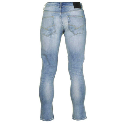 Bleach Wash - Back - Firetrap Mens Denim Skinny Jeans
